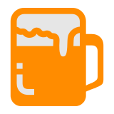 Docomo beer mug emoji image