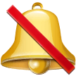 Samsung bell with cancellation stroke emoji image