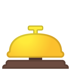 Google bellhop bell emoji image