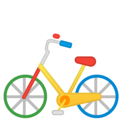 Google bicycle emoji image