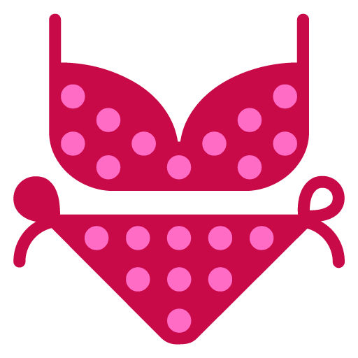 Microsoft bikini emoji image