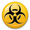LG biohazard sign emoji image