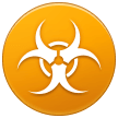 Samsung biohazard sign emoji image