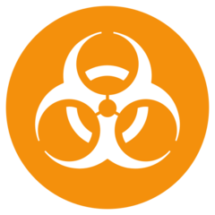 Twitter biohazard sign emoji image
