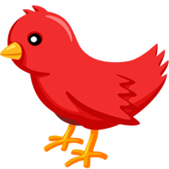 Facebook Messenger bird emoji image