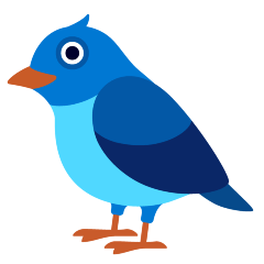 Skype bird emoji image