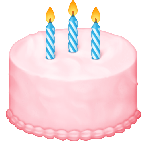 Facebook birthday cake emoji image