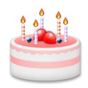 LG birthday cake emoji image