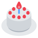 Toss birthday cake emoji image