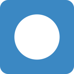 Twitter black circle for record emoji image