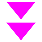 au by KDDI black down-pointing double triangle emoji image