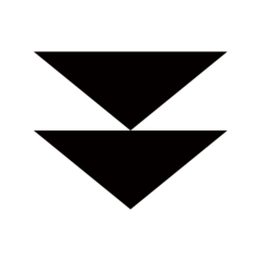 Emojidex black down-pointing double triangle emoji image