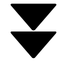 SoftBank black down-pointing double triangle emoji image