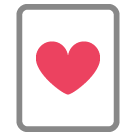 HTC black heart suit emoji image