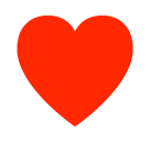 SoftBank black heart suit emoji image