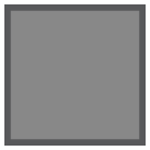 HTC black large square emoji image