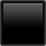 IOS/Apple black large square emoji image