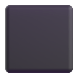 Microsoft Teams black large square emoji image