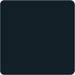 Mozilla black large square emoji image