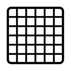 Noto Emoji Font black large square emoji image