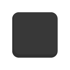 Skype black large square emoji image