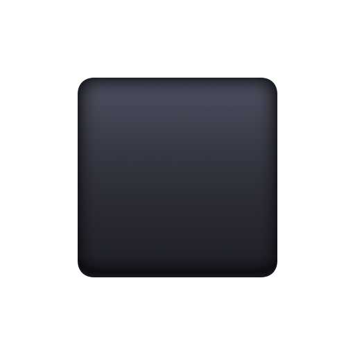 Facebook black medium small square emoji image