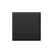 Samsung black medium small square emoji image