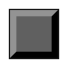 Emojidex black medium square emoji image