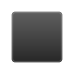 Google black medium square emoji image