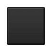 Samsung black medium square emoji image
