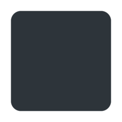 Twitter black medium square emoji image