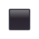 Whatsapp black medium square emoji image