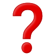 Samsung black question mark ornament emoji image