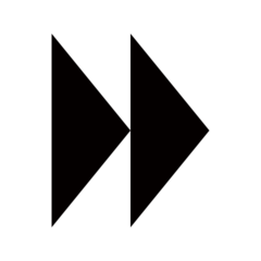Emojidex black right-pointing double triangle emoji image