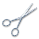 LG black scissors emoji image