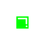 au by KDDI black small square emoji image