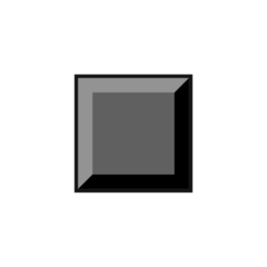 Emojidex black small square emoji image