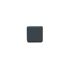 Facebook Messenger black small square emoji image