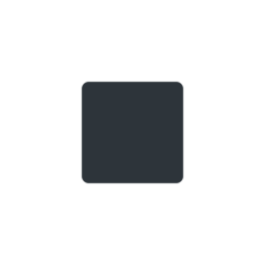 Twitter black small square emoji image
