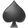 Samsung black spade suit emoji image