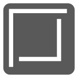 Docomo black square button emoji image