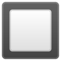 Google black square button emoji image