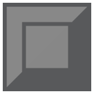 HTC black square button emoji image