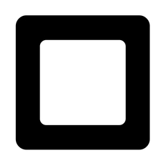 Noto Emoji Font black square button emoji image