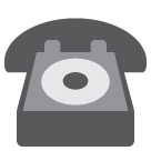 HTC black telephone emoji image