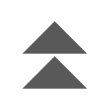 Docomo black up-pointing double triangle emoji image