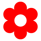 au by KDDI blossom emoji image