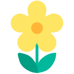 Mozilla blossom emoji image