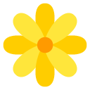 Toss blossom emoji image