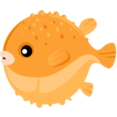 Facebook Messenger blowfish emoji image